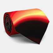 Creative Original Stylish Red Black Abstrakt Krawatte (Gerollt)