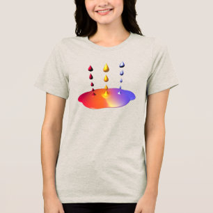 Creative Paint Mix Tri-Blend Shirt