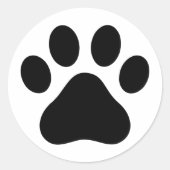 Creative Pet Paw Round Stickers Designed for Daily (Vorderseite)