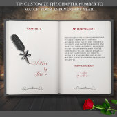 Creative Photo Storybook for Husband Anniversary Karte