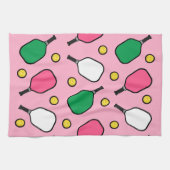 Creative Pickleball Dekoration Geschirrtuch (Horizontal)