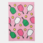 Creative Pickleball Dekoration Geschirrtuch (Vertikal)