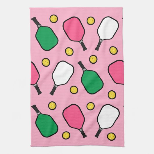 Creative Pickleball Dekoration Geschirrtuch (Vertikal)