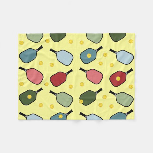 Creative Pickleball Fleecedecke (Vorderseite (Horizontal))