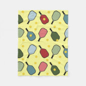 Creative Pickleball Fleecedecke (Vorderseite)