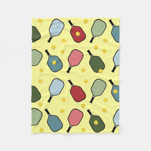 Creative Pickleball Fleecedecke (Vorderseite)