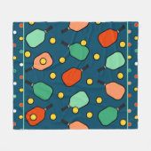 Creative Pickleball Fleecedecke (Vorderseite (Horizontal))