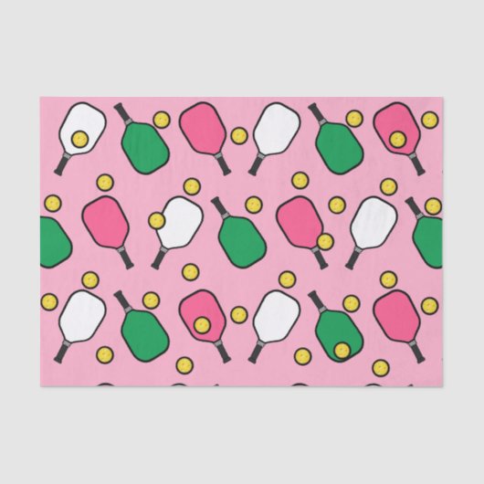 Creative Pickleball Geschenk Seidenpapier (Vorderseite)