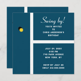 Creative Pickleball Party Einladung