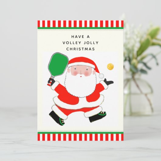 Creative Pickleball Weihnachten (Stehend Vorderseite)