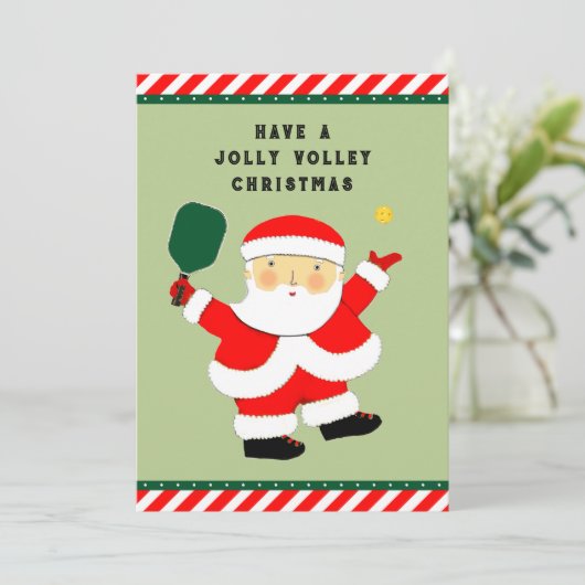 Creative Pickleball Weihnachten (Stehend Vorderseite)