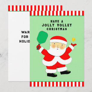 Creative Pickleball Weihnachtskarten Feiertagskarte