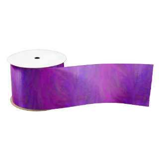 creative pink purple color painting design satinband