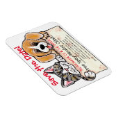 Creative Puppy Cat Veterinary Event Erinnerung Magnet (Rechte Seite)
