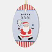 Creative Racquetball Christmas Collectif Keramik Ornament (Links)