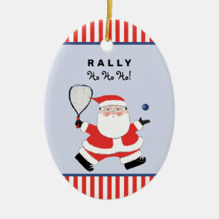Creative Racquetball Christmas Collectif Keramik Ornament