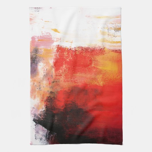 Creative Red Abstrakt Geschirrtuch (Vertikal)