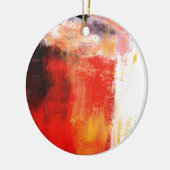 Creative Red Abstrakt Keramik Ornament (Links)