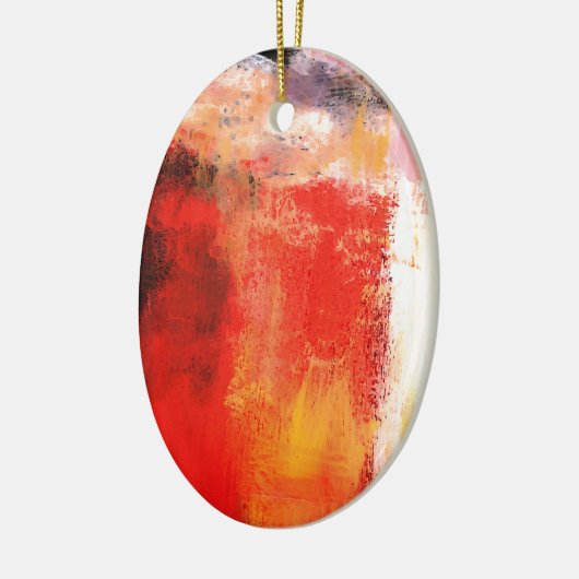 Creative Red Abstrakt Keramikornament (Links)