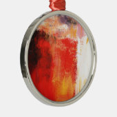 Creative Red Abstrakt Ornament Aus Metall (Rechts)