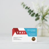 Creative Red Road Pattern Bold Red Taxi Visitenkarte (Stehend Vorderseite)