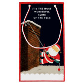 Creative Rock Climbing Christmas Small Gift Bag Kleine Geschenktüte (Rückseite)