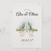 Creative Romantic Wedding Invitation – Personalize Einladung (Vorne/Hinten)