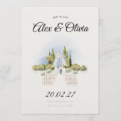 Creative Romantic Wedding Invitation – Personalize Einladung (Vorderseite)