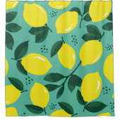 Creative rosa-blaue Farbtextur, abstrakt. Duschvorhang (Vorderseite)