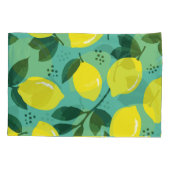 Creative rosa-blaue Farbtextur, abstrakt. Kissenbezug (Rückseite)