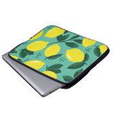Creative rosa-blaue Farbtextur, abstrakt. Laptopschutzhülle (Vorne Knopf)