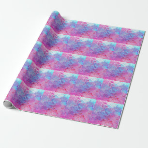 Creative rosa-blaue Textur, Farbblöcke. Geschenkpapier