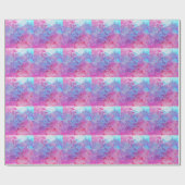 Creative rosa-blaue Textur, Farbblöcke. Geschenkpapier (Flach)