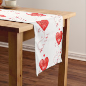 Creative Rotherherzen Design Kurzer Tischläufer (Beispiel)