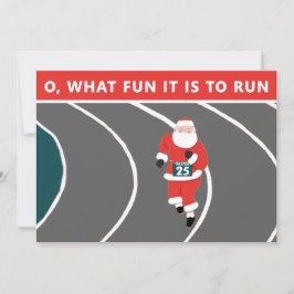 Creative Running Christmas Feiertagskarte