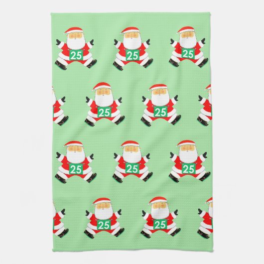 Creative Running Holiday-Geschenk Geschirrtuch (Vertikal)