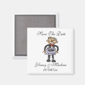 Creative Save the Date Magnet Ring Bester (Vorderseite/Rückseite)