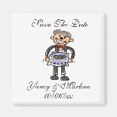 Creative Save the Date Magnet Ring Bester (Vorne)
