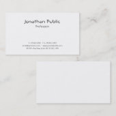 Creative Script Moderner Minimalistischer Schlicht Visitenkarte (Vorne/Hinten)