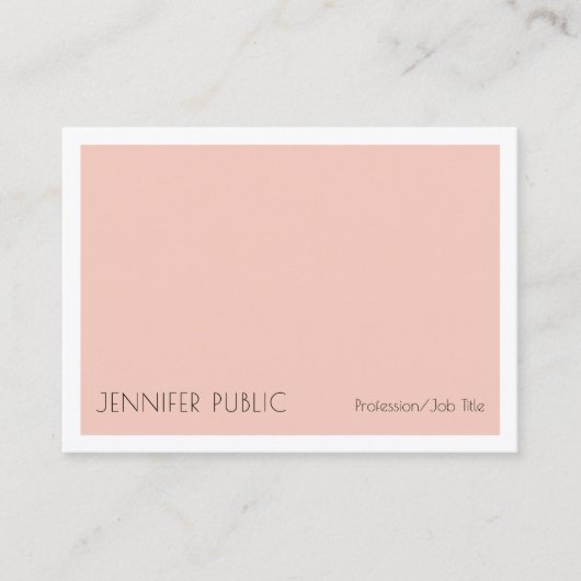 Creative Simple Design Trendy Moderne Vorlage Visitenkarte (Vorderseite)