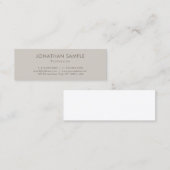 Creative Simple Graphic Modern Schlicht Luxury Tre Mini Visitenkarte (Vorne/Hinten)