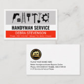 Creative Simple Handyman Tools Layer Visitenkarte (Vorne/Hinten)