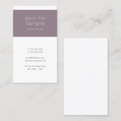 Creative Simple Modern Design Trendy Luxury Salon Visitenkarte (Vorne/Hinten)