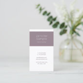 Creative Simple Modern Design Trendy Luxury Salon Visitenkarte (Stehend Vorderseite)