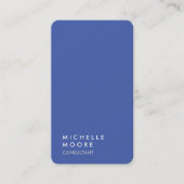 Creative Simple Schlicht Blue Gray Trendy Consulta Visitenkarte (Vorderseite)