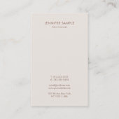 Creative Skripte Moderne Berufliche Clean Template Visitenkarte (Rückseite)