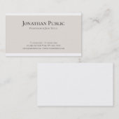 Creative Sleek Design Beruflich Luxus Moderne Visitenkarte (Vorne/Hinten)