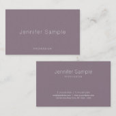 Creative Sleek Design Moderner Luxus Beruflich Visitenkarte (Vorne/Hinten)