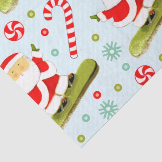 Creative Snowboarden Weihnachtsgeschenk Seidenpapier (Ausschnitt)