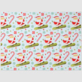 Creative Snowboarden Weihnachtsgeschenk Seidenpapier (Vorderseite)